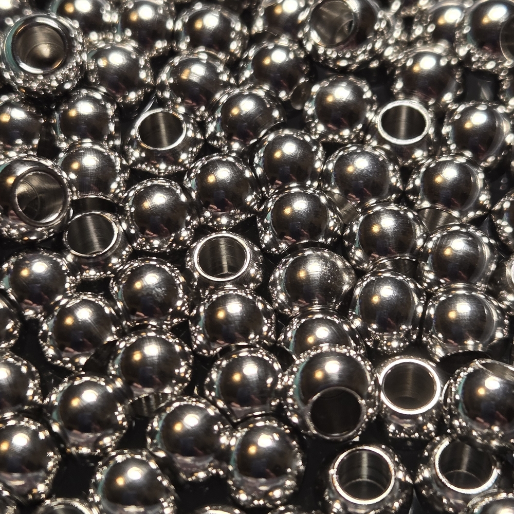 Stainless Steal Silver Beads - Picture 2 of 4